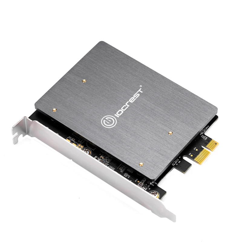 M. 2 Адаптер, PCIE за M2 Адаптер Двоен M. 2 NGFF SATA SSD B Ключ PCIe 3,0x1 Адаптер с Поддръжка на Радиатора 2230 2242 2260 2280 M2 SSD