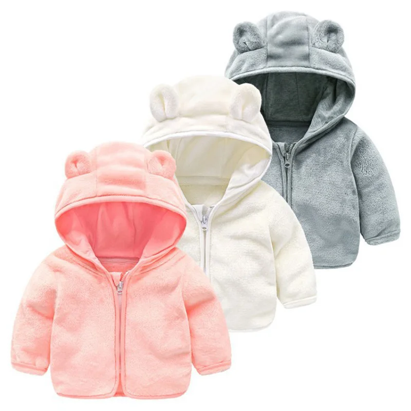 Бебешко яке за пролетта, есента и зимата за малки момичета, скъпа кадифе однотонная яке, корейски пуловер с цип за момичета, пуловер