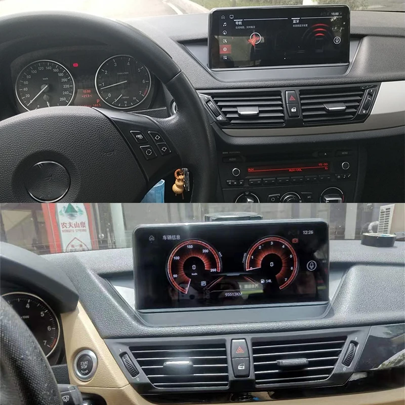 Android 9,0 8 ядра 4 + 32G Автомобилен мултимедиен Плейър GPS Навигация радио За BMW X1 F48 2009 ~ 2015 Оригинален CIC Изображение 4 