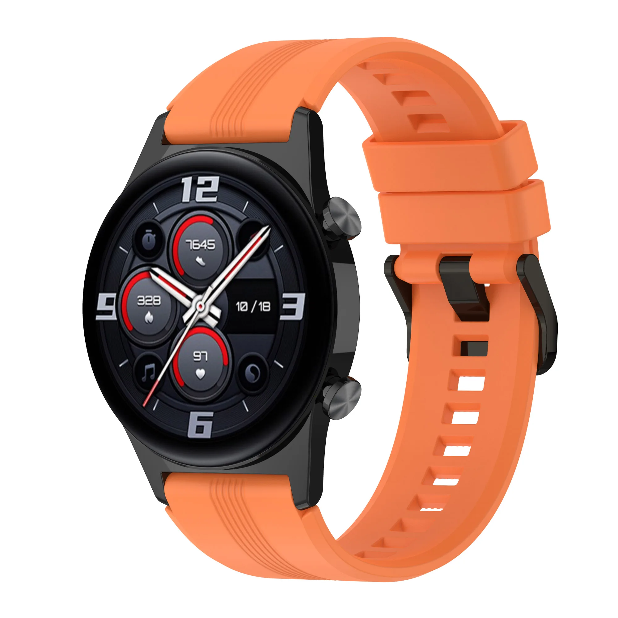 10 бр./опаковане., Силиконов ремък за часа Honor watch GS3, Каишка за часовник, Спортен каишка за часовник Huawei Honor watch GS 3