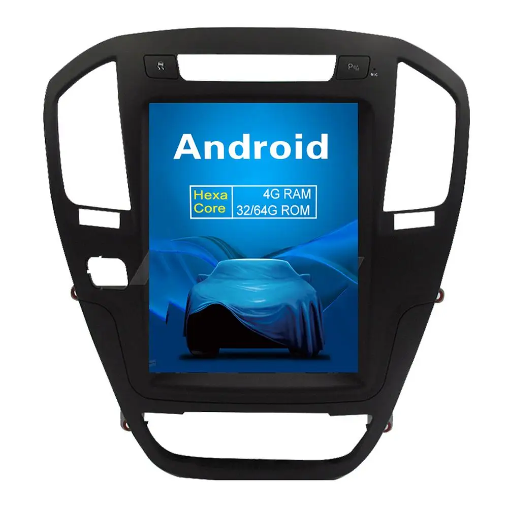 AOONAV 10,4-инчов автомобилен радиоприемник GPS навигация вертикален екран за Buick Regal 2009-2013 подкрепа carplay чиста камера кръгло преглед