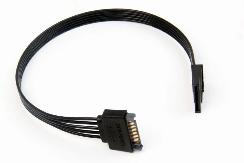 SATA 15Pin Мъже и Жени удължителен кабел за Захранване на HDD на SSD захранващ Кабел SATA захранващ Кабел За КОМПЮТЪР 30 СМ Изображение 1 