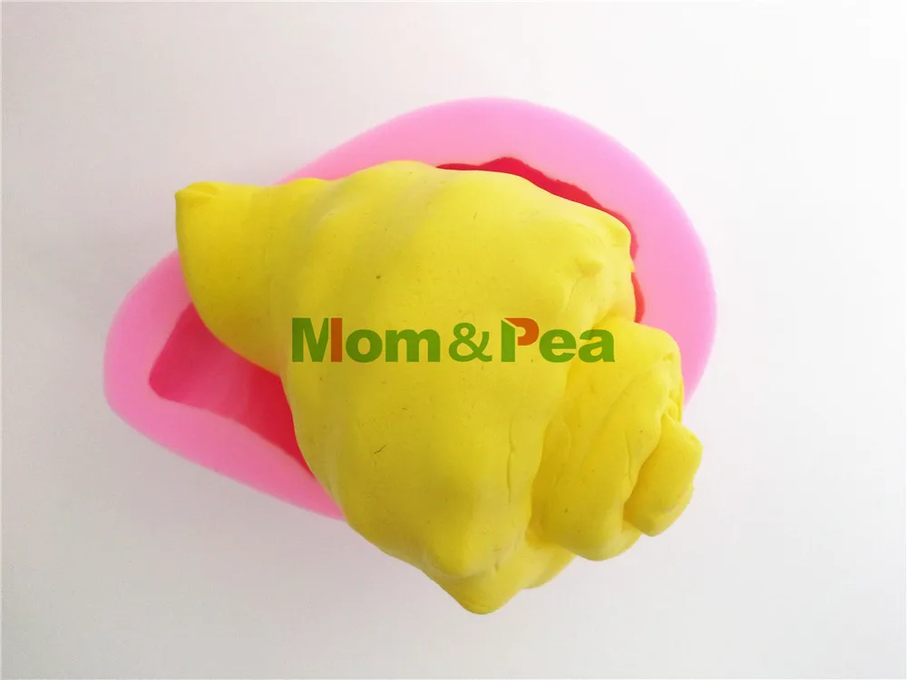 Мама и Грах 0355 Безплатна Доставка Силиконова Форма За Сапун във Формата На Мида Украса на Тортата Скърпвам Торта 3D Форма на Хранителна Силиконова Форма Изображение 1 