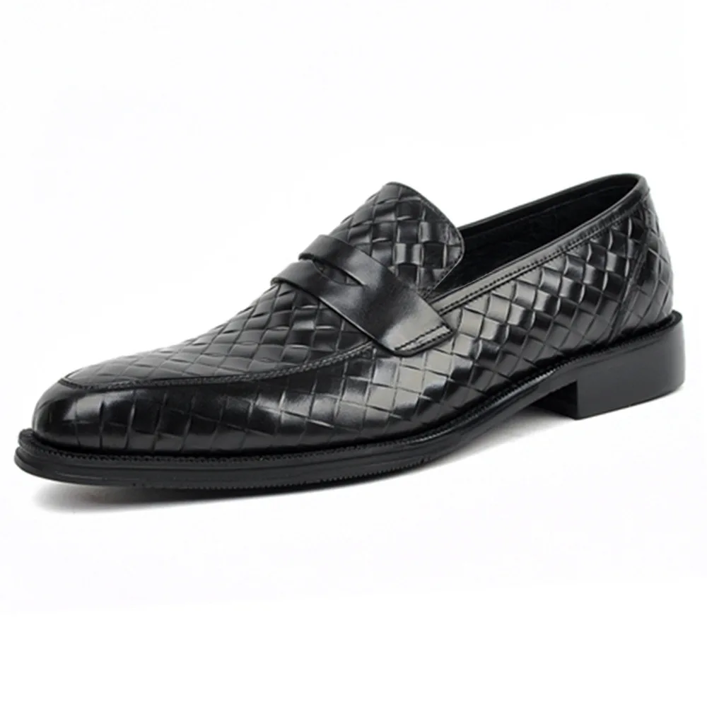 Мъжки модел обувки с пискюли, Кожени Лоферы, мъжки Дишащи официални сватбени обувки Herren Schuhe Zapatos De Hombre Изображение 5 
