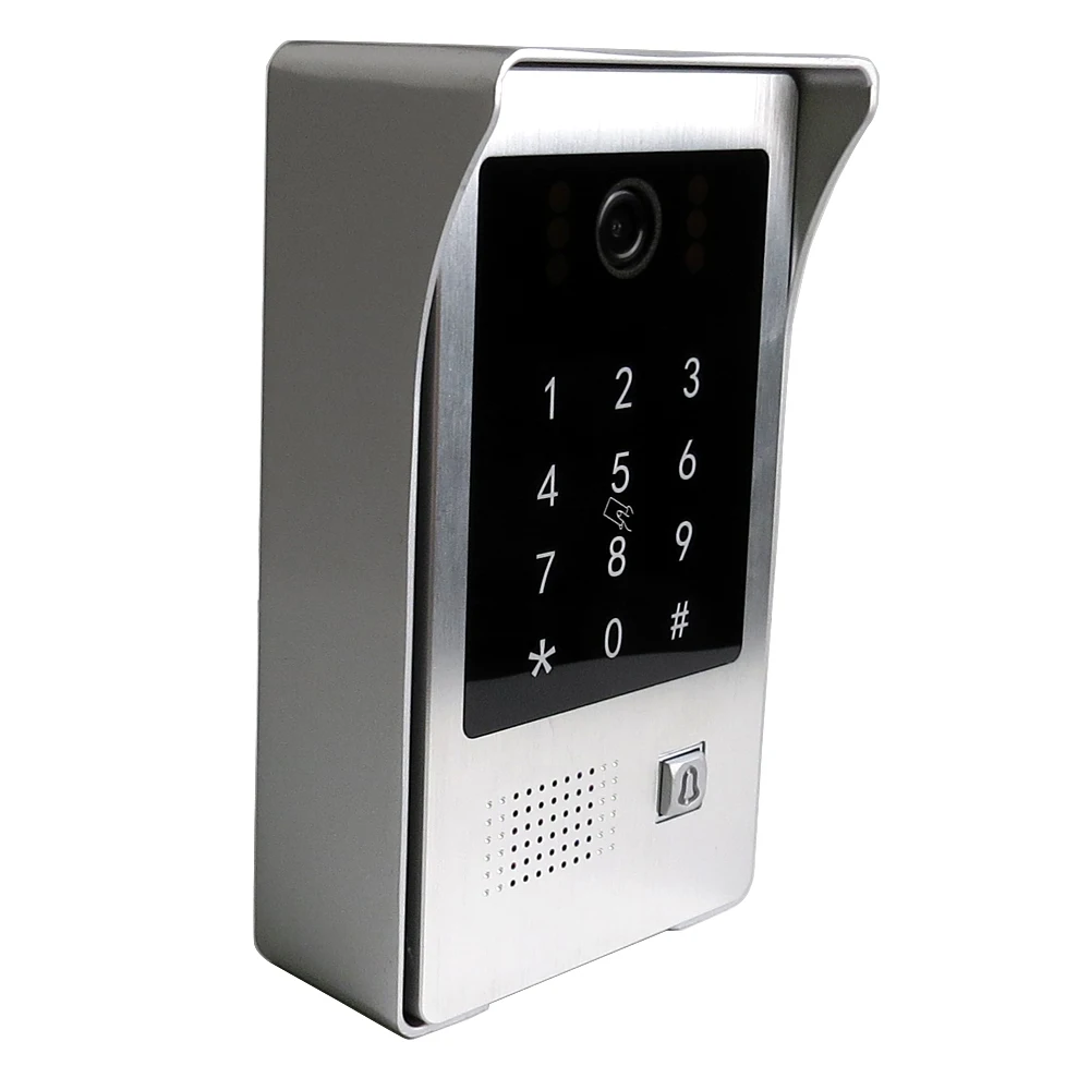 Homeye 800TVL видео домофон Външна панел повикване само клавиатура + RFID карта 4-Проводна (84217EPC)