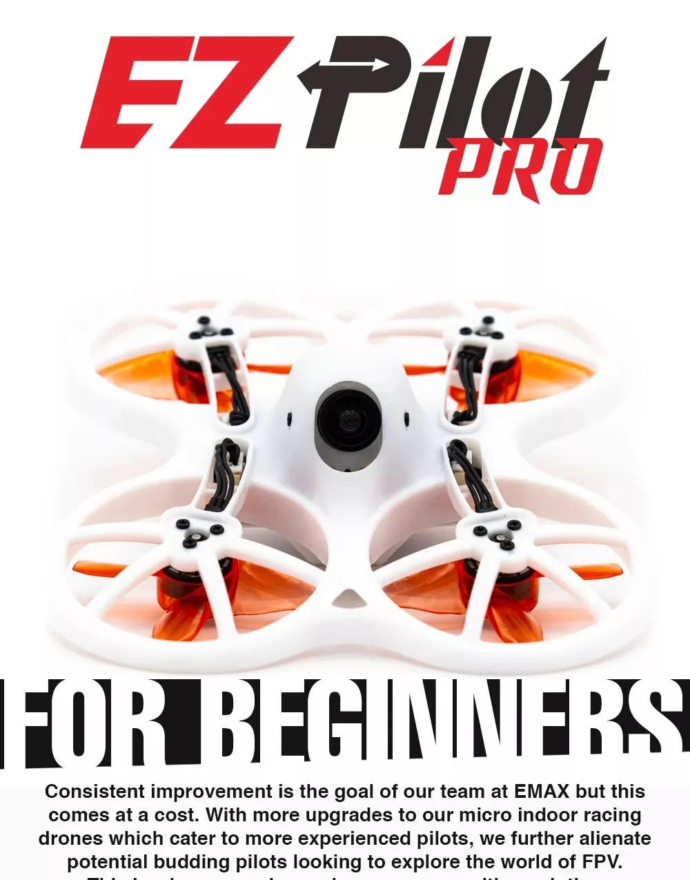 Emax Easypilot Pro RTF Комплект FPV Състезателни Дрон Комплект за Начинаещи Готов за Полет FPV Дрон с Контролер Квадрокоптер EZ Pilot EZPilot