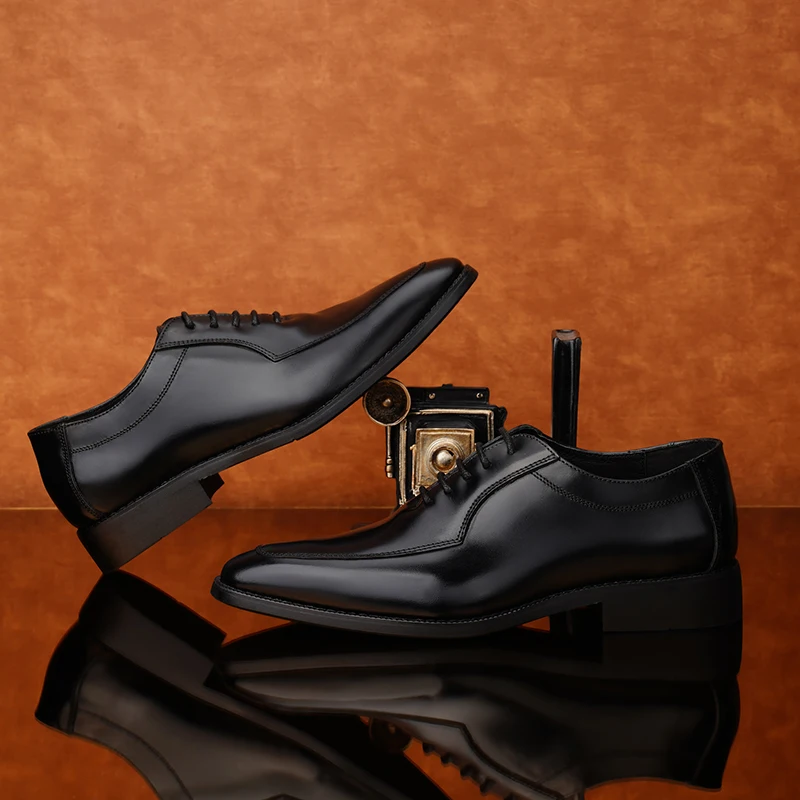продава се мъжки обувки, мъжки ежедневни ежедневни лоферы, мъжки неформални мъжки обувки 2020, sapato, мъжки ежедневни обувки кожени, черни пролетта де Изображение 0 