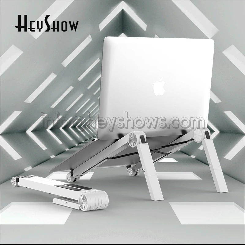 Сгъваема Поставка За Лаптоп Преносим Пластмасов Вертикална стойка За Лаптоп Лесен Притежателя Скоба За Лаптоп За iPad, MacBook Air