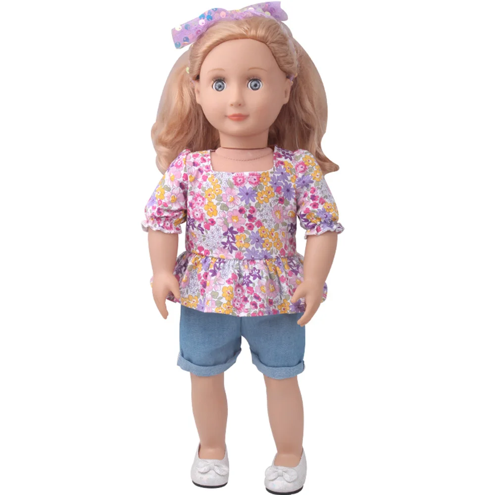 Една подробност Kawaii Лятото Жълта Рокля с Лък под формата на Семе За Момчета, 43 см, Американската Кукла, 18 Инча, Кукла, Детски Играчки, Аксесоари Изображение 3 