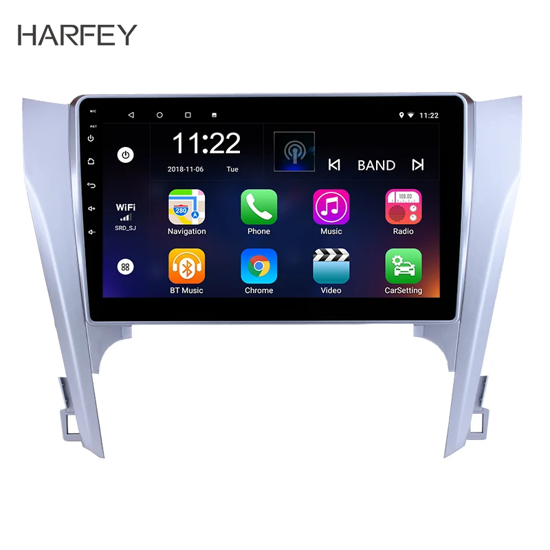 Harfey Android 10,0 за 2015 г. Toyota CAMRY 10,1 