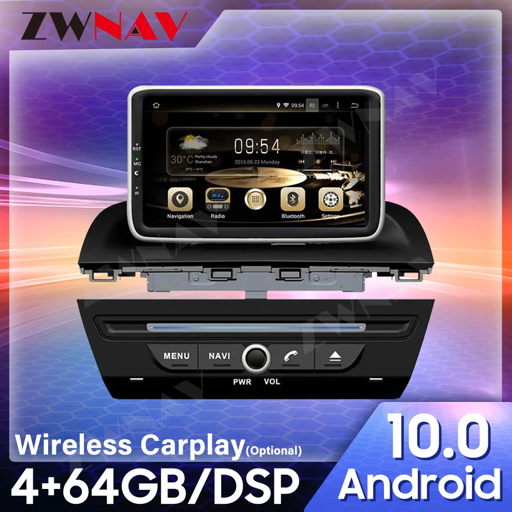 За MAZDA 3 Axela 2013-2018 Android 11 128G CARPLAY DSP Главното устройство Автомобилен Мултимедиен Плейър GPS Навигация, Радио Аудио Стерео