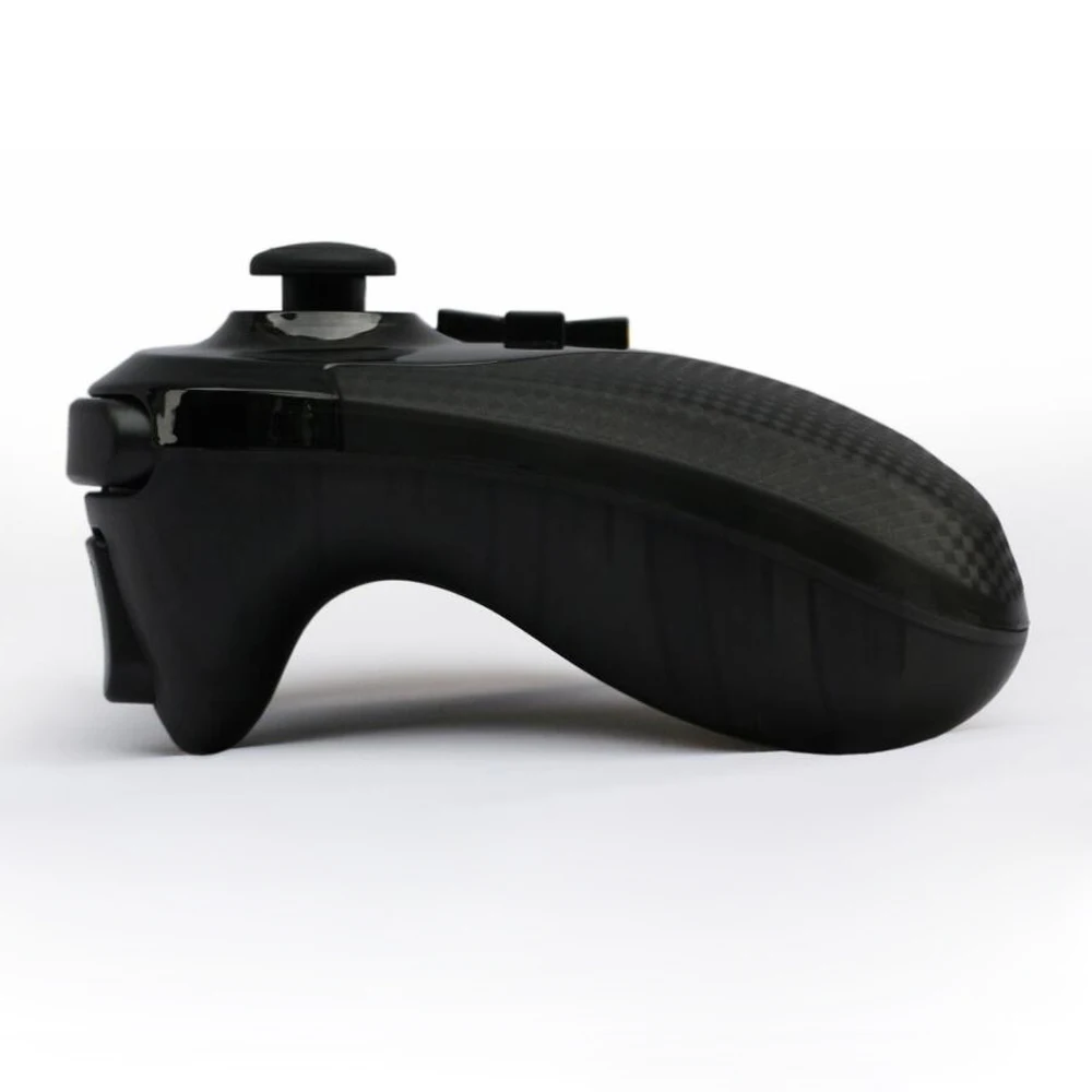 За W-i-i-U безжичен геймпад контролер Pro дръжка джойстик с подсветка с кабел за пренос на данни прозрачен черен цвят Изображение 3 