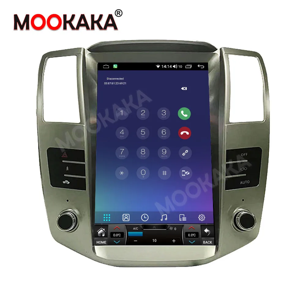 За LEXUS RX Авто Мултимедиен Плейър Стерео Аудио Радио авторадио Android GPS Екрана на Главното устройство Изображение 5 