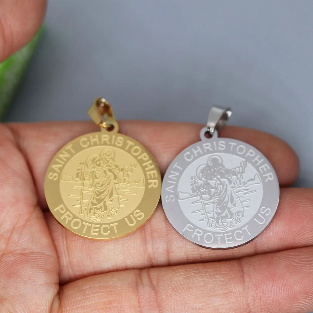 2 елемента Сен-Мишел Чар, Медальони от Неръждаема Стомана за Производство на Бижута Изводи Ръчно изработени Занаяти Материал