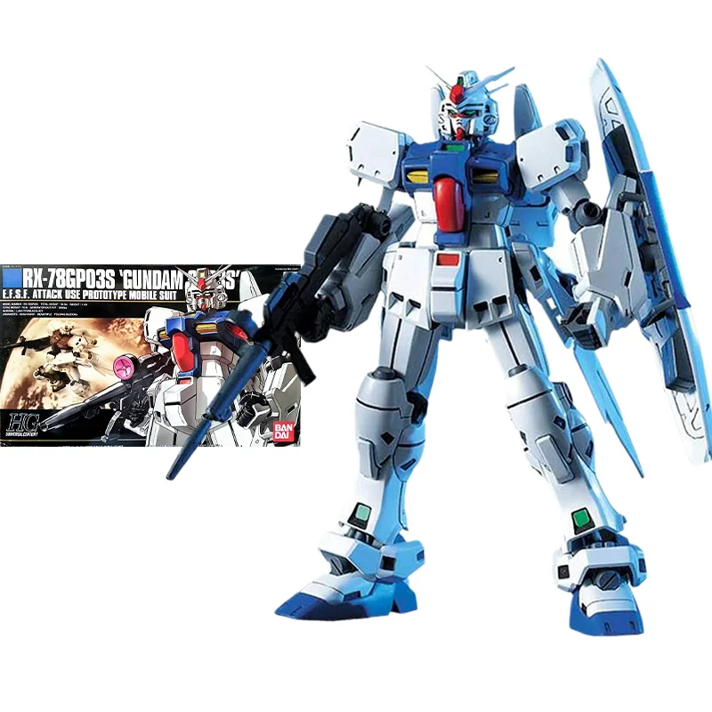 Bandai Оригинален Комплект Модели Gundam Аниме Фигурка HGUC 1/144 RX-78 Gundam GP03S Фигурки, Играчки Събират Подаръци за Деца
