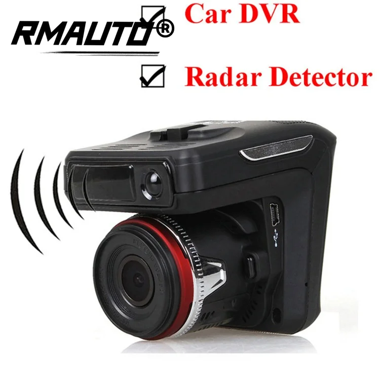 2 in1 Автомобили Таблото камера DVR Dash Cam 2,4 инча Full HD 1080P видео Рекордер Паркинг Монитор Скорост на Радар Детектор Шофиране Записващо устройство