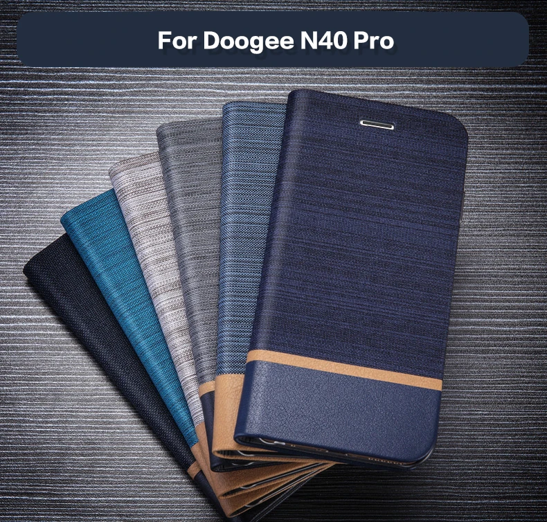 Чанта-портфейл От изкуствена Кожа За Doogee N40 Pro, Бизнес Калъф За Телефон Doogee N40 Pro, Калъф-за награда, Мека силиконова Делото