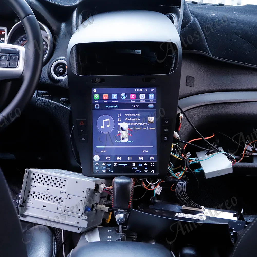 Android 10,0 Екран в Стила на Тесла За Fiat Freemont За Dodge Journey Автомобилен GPS Навигатор Главното Устройство Мултимедиен DSP Плейър Авто Радио Изображение 1 
