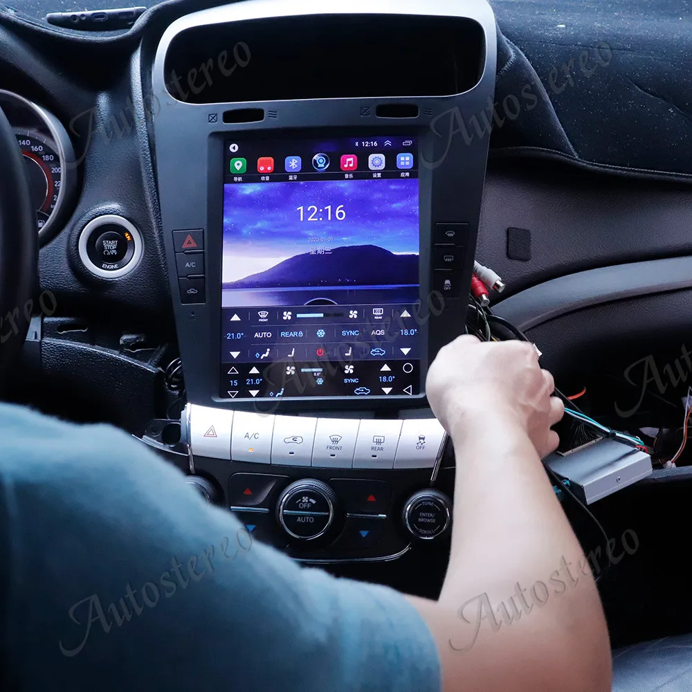Android 10,0 Екран в Стила на Тесла За Fiat Freemont За Dodge Journey Автомобилен GPS Навигатор Главното Устройство Мултимедиен DSP Плейър Авто Радио Изображение 2 