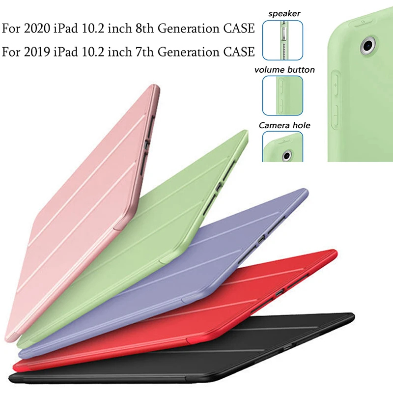 За 2021 2019 2020 iPad 10,2 инча 9th 8th 7th Поколение Калъф Smart Калъф за iPad нов 10,2 инча Поставка за сън и Събуждане аксесоари