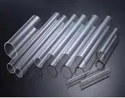 Кварцевая капилярната тръба OD50 * ID40 * L100mm / Кварцевая одностворчатая стъклена капилярната тръба / резултати при висока температура стъклени тръби
