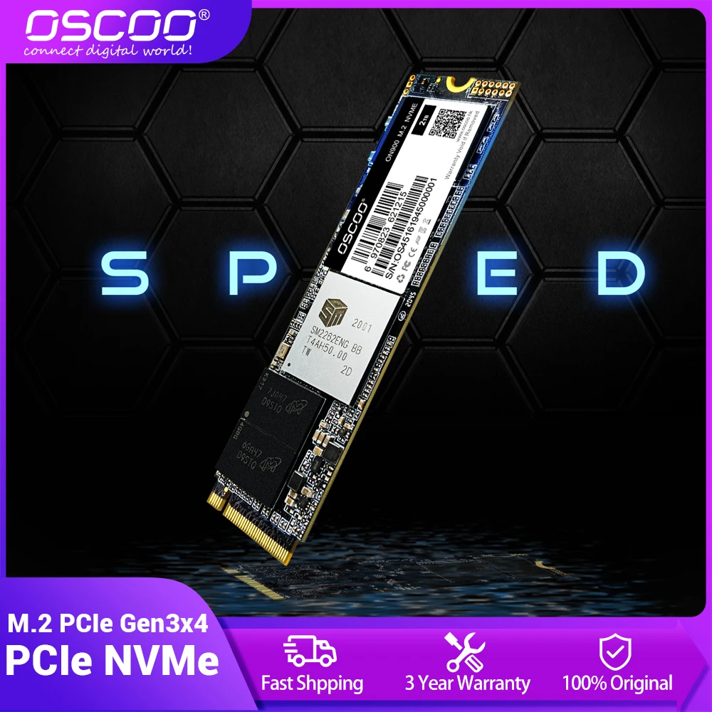 OSCOO SSD M. 2 NVME PCIe 3.0 Е 128 Г 256 Г 512 G 1 TB Sd M. 2 2280 SSD Nvme M2 Твърд Диск Вътрешен Твърд Диск за преносим компютър