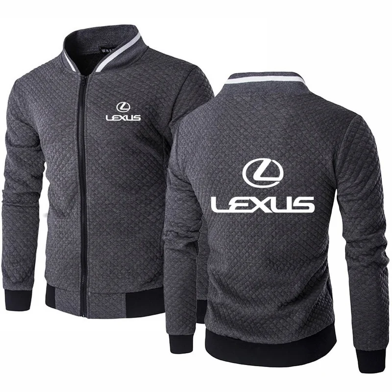 2021 Яке за Мъже Hoody с Логото на автомобил Lexus, Нова Мода за Пролетно Мъжко Яке, Висококачествен Памучен Мъжки бейзболна яке, Блузи F