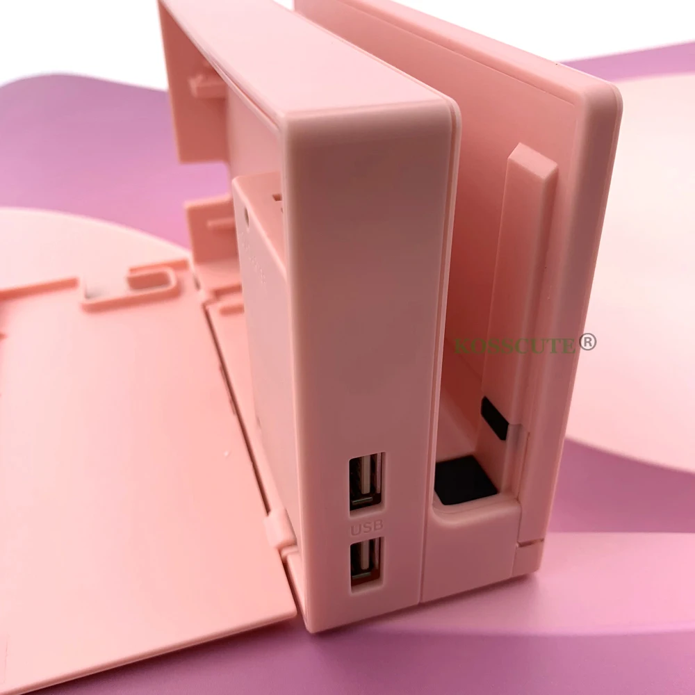 Сладка Розова Пълна зарядно устройство ще захранване на зарядно устройство За NS Nintend Switch, което е съвместимо с HDMI, Докинг станция За телевизор, Поставка За Зарядното Устройство, на Едро, Директен Доставка Изображение 2 