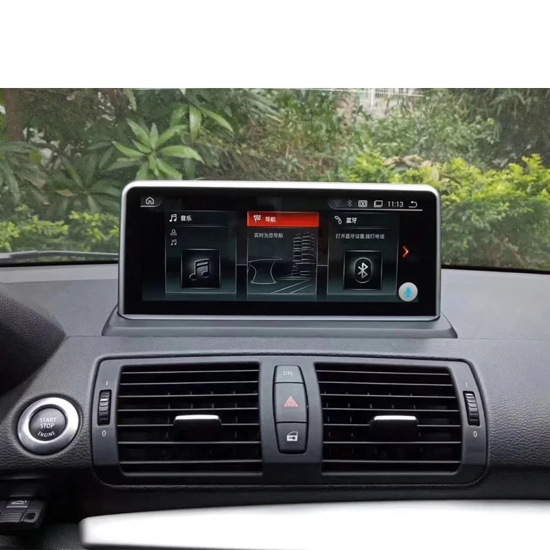 Андроид 10 Кола dvd GPS Навигация 8 ядра Волана Радио плеър за BMW Serie 1 E81 E82 E87 E88 Дръжка мултимедия bluetooth Изображение 1 