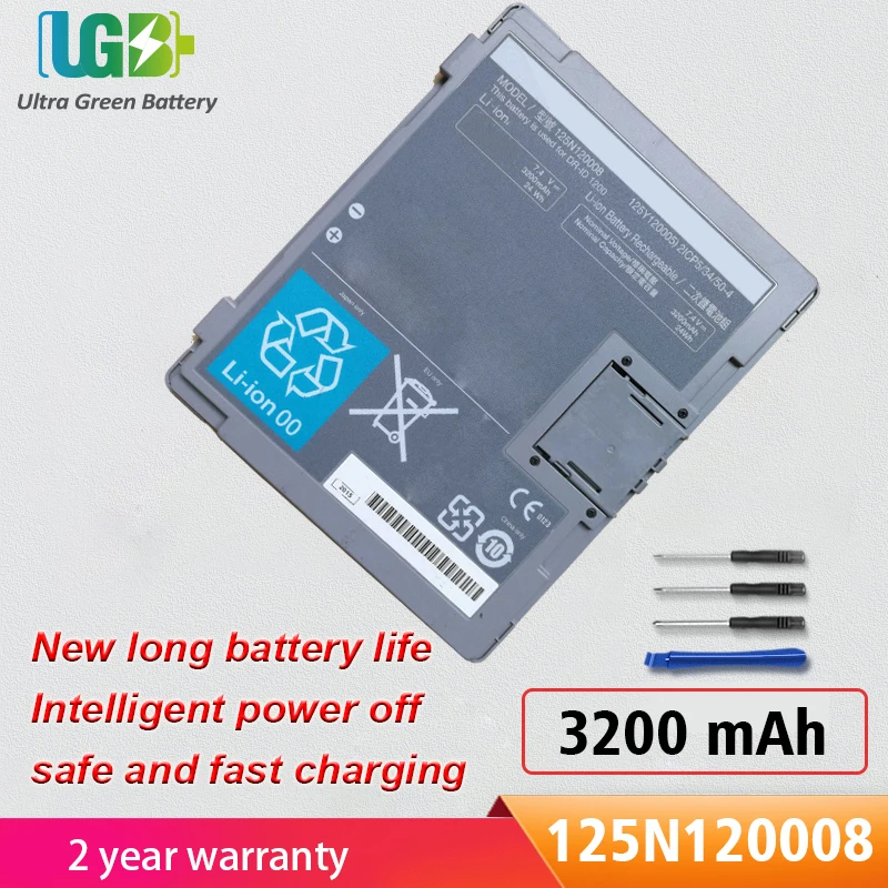UGB Нов 125N120008 Батерия За FUJIFILM DR-ID 1200 Батерия 125N120008 125Y120005 7,4 В 24 Wh 3200 mah