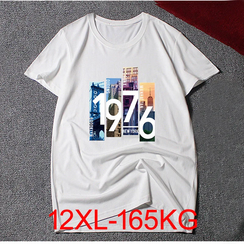 Висококачествени Летни Мъжки памучни ризи размер на Плюс с английски елементи, Ризи с Къс ръкав 8XL 10XL 12XL, Домашни Дишащи Върховете Оверсайз Изображение 0 
