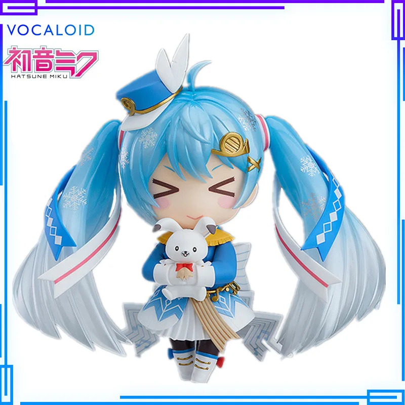 Добра Усмивка Оригинала GSC 1250 Vocaloid Nendoroid Хацунэ 2020 Sonw Мику Фигурка на Виртуалната Певица Аниме Фигурка Колекционерско Бижу