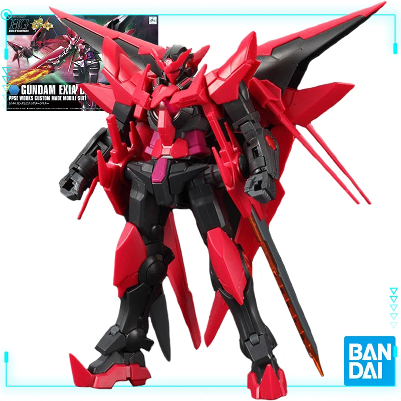 Bandai Оригинален HG 1/100 GUNDAM 1/144 Gundam Exia Тъмната Материя PPGN-001 Аниме Мобилен Костюм Gundam Фигурки са подбрани Модел